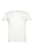 1985 Reg Mini Corp Logo C-Nk Ss Tops T-shirts & Tops Short-sleeved Whi...