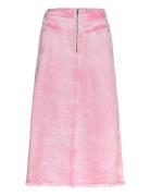 Normandiell Maxi Skirt Pitkä Hame Pink Lollys Laundry