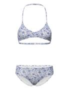 Bikini Triangle Aop Bikinit Blue Lindex