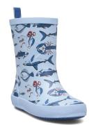 Wellies W. Aop Shoes Rubberboots High Rubberboots Blue CeLaVi