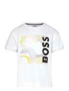 Short Sleeves Tee-Shirt Tops T-shirts Short-sleeved White BOSS