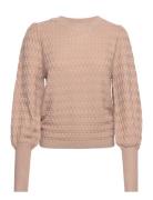 Onlfaye Life L/S Pullover Knt Noos Tops Knitwear Jumpers Beige ONLY