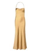 Carlen Maxi Dress Maksimekko Juhlamekko Gold Bardot