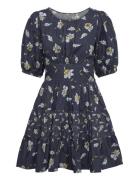 Poplin Mini Dress Lyhyt Mekko Navy By Ti Mo