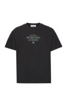 Sporting Goods T-Shirt 2.0 Tops T-shirts Short-sleeved Black Les Deux