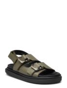 Harper Black Sandal Matalapohjaiset Sandaalit Green ALOHAS