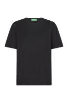 Short Sleeves T-Shirt Tops T-shirts & Tops Short-sleeved Black United ...