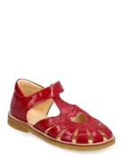 Sandals - Flat - Closed Toe - Shoes Summer Shoes Sandals Red ANGULUS