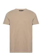Jermalink Tops T-shirts Short-sleeved Beige Matinique