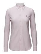 Ls Str Heidi-Long Sleeve-Knit Tops Shirts Long-sleeved Pink Polo Ralph...