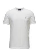 Ringer T-Shirt Tops T-shirts Short-sleeved White Fred Perry