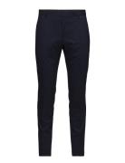 Stretch Wool Slim Su Bottoms Trousers Formal Navy Calvin Klein