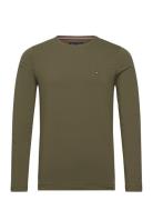 Stretch Slim Fit Long Sleeve Tee Tops T-shirts Long-sleeved Green Tomm...