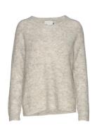 05 The Knit Pullover Tops Knitwear Jumpers Grey Denim Hunter