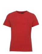 Boys Basic Cn Knit S/S Tops T-shirts Short-sleeved Red Tommy Hilfiger