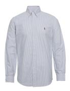 Custom Fit Oxford Shirt Tops Shirts Casual Blue Polo Ralph Lauren