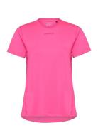 Adv Essence Ss Tee W Sport T-shirts & Tops Short-sleeved Pink Craft