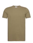 Piqué T-Shirt Tops T-shirts Short-sleeved Green Les Deux