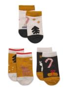 Silas Cotton Socks 3-Pack Sukat Multi/patterned Liewood