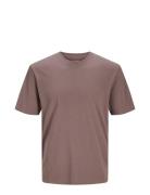 Jjeorganic Basic Tee Ss O-Neck Noos Tops T-shirts Short-sleeved Brown ...