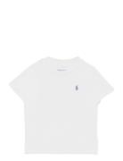 Cotton Jersey Crewneck Tee Tops T-shirts Short-sleeved White Ralph Lau...