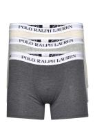 Stretch Cotton Boxer Brief 3-Pack Bokserit Grey Polo Ralph Lauren Unde...