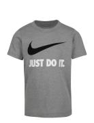 Te-S/S Tee Sport T-shirts Short-sleeved Grey Nike