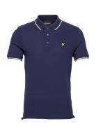 Tipped Polo Shirt Tops Polos Short-sleeved Blue Lyle & Scott