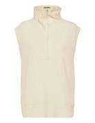 Lena Knitted Vest Vests Knitted Vests Cream Gina Tricot