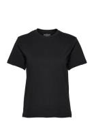 Crew-Neck Regular Tops T-shirts Short-sleeved Black Bread & Boxers