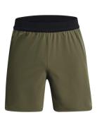 Ua Peak Woven Shorts Sport Shorts Sport Shorts Khaki Green Under Armou...
