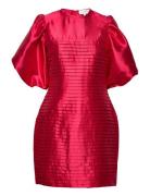 Cleo Dress Lyhyt Mekko Pink Malina