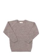 Merino Classic Rib Blouse Tops Knitwear Pullovers Beige Copenhagen Col...