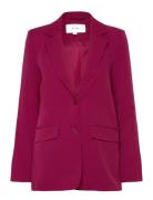 Vikamma Loose Blazer - Blazers Single Breasted Blazers Burgundy Vila