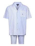 Striped Cotton Pajama Set Pyjama Blue Polo Ralph Lauren Underwear