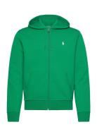Double-Knit Full-Zip Hoodie Tops Sweat-shirts & Hoodies Hoodies Green ...