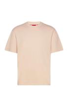 Dapolino Designers T-shirts Short-sleeved Cream HUGO