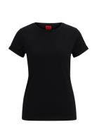 The Plain Tee Tops T-shirts & Tops Short-sleeved Black HUGO