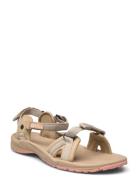 Lakewood Ride Sandal W Matalapohjaiset Sandaalit Beige Jack Wolfskin