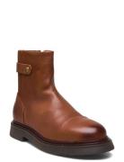 Brooke Shoes Boots Ankle Boots Ankle Boots Flat Heel Brown Pavement
