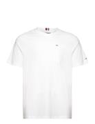 Monotype Pocket Tee Tops T-shirts Short-sleeved White Tommy Hilfiger