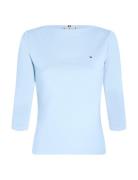 New Cody Slim Boat-Nk 3/4Slv Tops T-shirts & Tops Long-sleeved Blue To...
