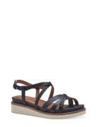 Women Sandals Matalapohjaiset Sandaalit Navy Tamaris