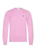 Sweaters Tops Knitwear Round Necks Pink Lacoste