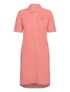 Slim Shield Ss Pique Polo Dress Lyhyt Mekko Pink GANT