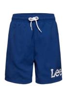 Wobbly Graphic Swimshort Uimashortsit Blue Lee Jeans
