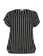Kcbella Stanley Blouse Tops T-shirts & Tops Short-sleeved Black Kaffe ...