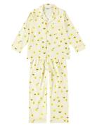 Lex Pyjamasetti Pyjama Yellow Molo