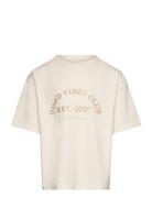 T-Shirt Tops T-shirts Short-sleeved Cream Sofie Schnoor Baby And Kids