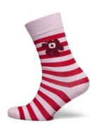 Kasvaa Tasaraita Unikko Lingerie Socks Regular Socks Red Marimekko